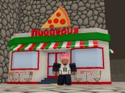 Cluiche Seachadadh pizza obby ar líne