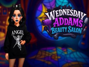 Cluiche Dé Céadaoin Addams Beauty Salon ar líne