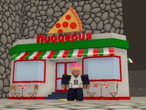 Cluiche Seachadadh pizza obby ar líne