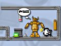Cluiche Tuairteadh an robot  ar líne