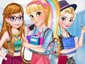 Cluiche Cailíní Disney ar ais go scoil  ar líne