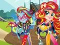 Cluiche Cailíní ó Equestria. Cluichí Cairdis: Motocross  ar líne