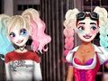 Cluiche Stiúideo Gruaige agus Makeup Harley Quinn  ar líne