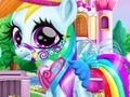 Cluiche Cúram Pony Rainbow ar líne Cluiche Cúram Pony Rainbow ar líne
