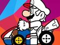 Cluiche Leabhar Dathúcháin Tiomána Mario  ar líne