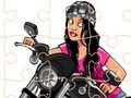 Cluiche Jigsaw Crazy Bikers  ar líne