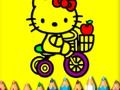Cluiche Ar ais ar scoil: Coloring Sweet Kitty  ar líne