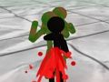 Cluiche Stickman marú zombie 3d ar líne