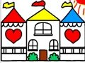 Cluiche Leabhar Dathúcháin Ar Ais Ar Scoil DOLLHOUSE  ar líne