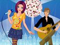 Cluiche Popstar cáiliúil  ar líne