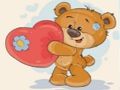 Cluiche Bailiúchán Puzal Jigsaw Teddy Bear  ar líne