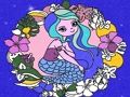 Cluiche Glitter Leabhar Dathúcháin Mermaid  ar líne