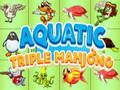Cluiche Mahjong triple uisceach  ar líne
