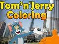 Cluiche Tom agus Jerry Coloring  ar líne