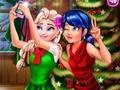 Cluiche Ladybug Agus Elsa Xmas Selfie  ar líne