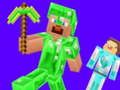 Cluiche Minecraft: Creeper vs Enderman  ar líne