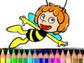 Cluiche Ar Ais Ar Scoil Maja the Bee Coloring Book  ar líne