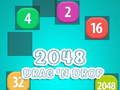 Cluiche 2048 Drag'ndrop ar líne