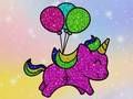 Cluiche Leabhar dathúcháin unicorns glittered ar líne