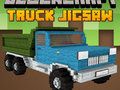Cluiche Cluiche Jigsaw Truck Blockcraft  ar líne