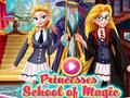 Cluiche Banphrionsa i Scoil na Draíochta  ar líne