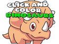 Cluiche Cliceáil Agus Dathaigh Dinosaurs  ar líne