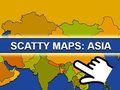 Cluiche Léarscáileanna Scatty: An Áise  ar líne