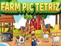 Cluiche Picteilín feirme Tetris  ar líne