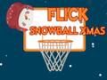 Cluiche Flick Snowball Nollag  ar líne