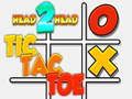 Cluiche Ceann 2 Ceann Madra Tac Toe  ar líne