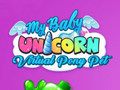 Cluiche My Baby Unicorn Virtual Pony Pony ar líne Cluiche My Baby Unicorn Virtual Pony Pony ar líne