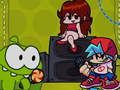 Cluiche Oíche Aoine Funkin vs Om Nom ó Cut The Rope  ar líne