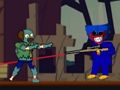 Cluiche Cluiche Huggy Wuggy vs Zombies  ar líne