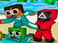 Cluiche Cluiche squid le haghaidh minecraft  ar líne