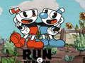 Cluiche Leagan Cuphead Run  ar líne