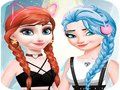 Cluiche Cluiche Elsa agus Anna gléasadh suas makeup  ar líne