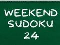 Cluiche Deireadh Seachtaine Sudoku 24  ar líne