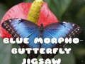 Cluiche Jigsaw Féileacán Gorm Morpho  ar líne