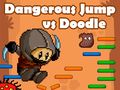 Cluiche Léim chontúirteach vs Doodle  ar líne