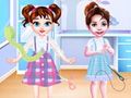 Cluiche Leanbh Taylor Faisean Pinafore gúna  ar líne