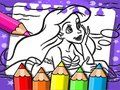 Cluiche Leabhar Dathúcháin Ariel the Mermaid  ar líne