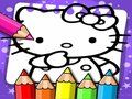 Cluiche Cluiche Leabhar Dathúcháin Hello Kitty ar líne  ar líne