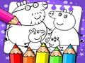 Cluiche Leabhar Dathúcháin Peppa Muc  ar líne