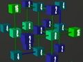 Cluiche 2048 - 3D ar líne