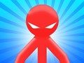 Cluiche Cluiche Líne Red Stickman vs Monster School  ar líne