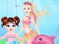 Cluiche Leanbh Taylor Sábháil Mermaid Ríocht  ar líne