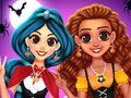 Cluiche BFFs Cóisir Oíche Shamhna Shona  ar líne