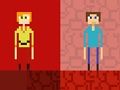Cluiche Stickman Steve vs Alex Nether ar líne
