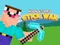 Cluiche Cluiche Noob vs Pro Stick War  ar líne