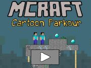 Cluiche Cluiche Parkour Cartoon Mcraft  ar líne